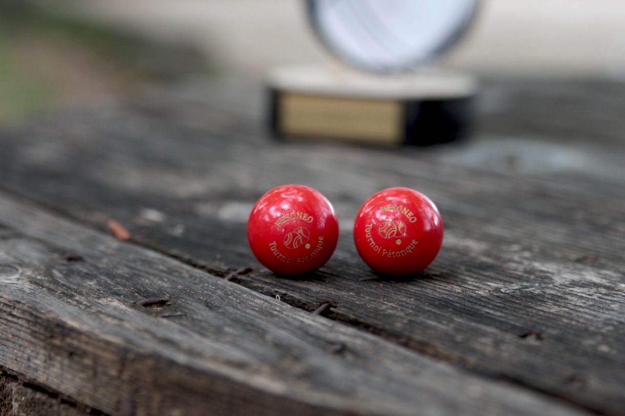 séminaire, tournoi de pétanque avec log personnalisé