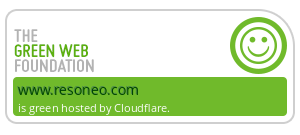 RESONEO is green hosted by Cloudflare