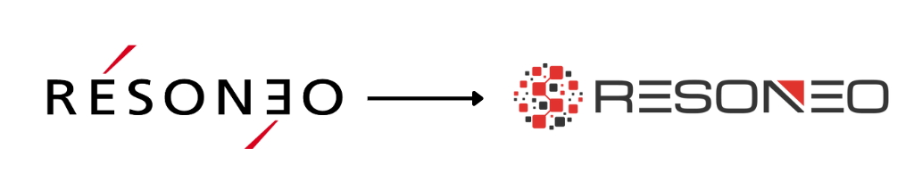 Logo RESONEO : de l'ancien au nouveau