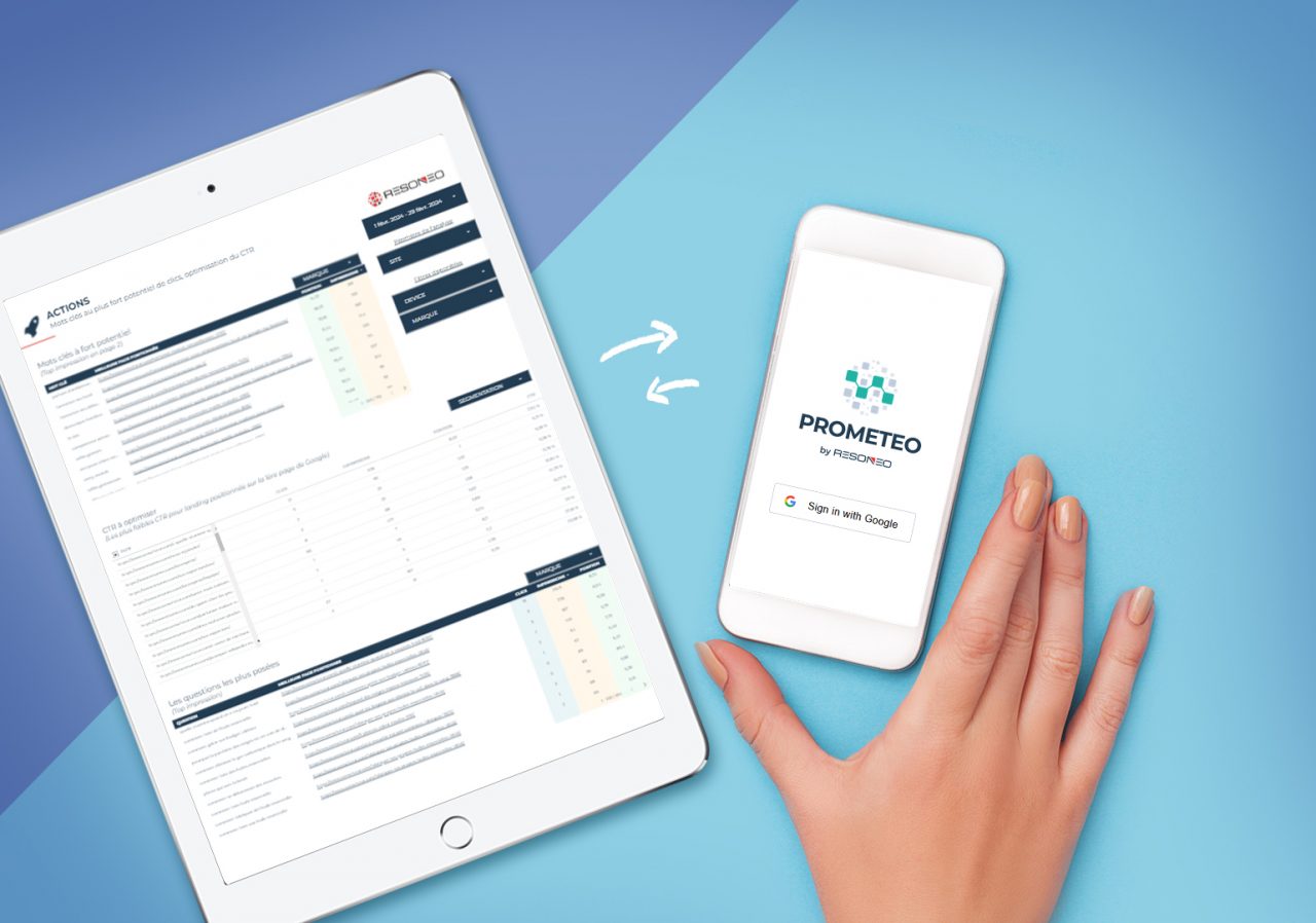 Les outils SEO Data Valorisation et Prometeo sont interconnectés