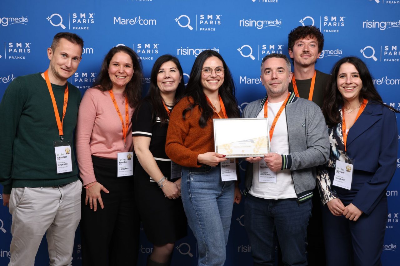Équipe Les Mousquetaires x RESONEO, médaille d'argent dans la catégorie "SEO" au Semy Awards 2025