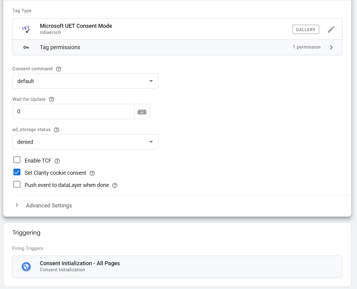 Statut "Denied" par défaut de Microsoft