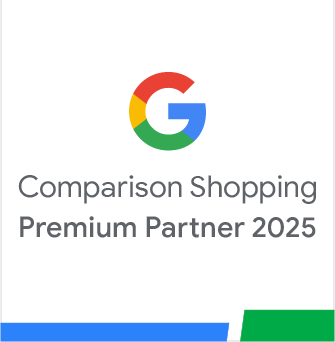 Certification Google Comparison Shopping Premium Partner 2025 de l'agence de conseil en marketing digital RESONEO