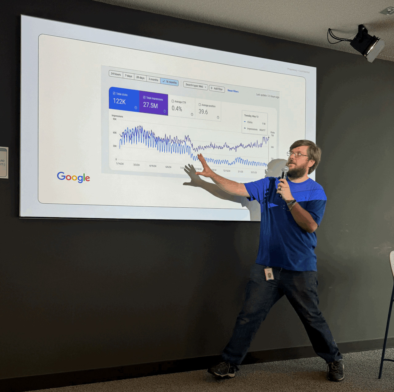 Le great decoupling (grand découplage) SEO expliqué par Martin Splitt lors du Google Search Central Live 2025 à Varsovie