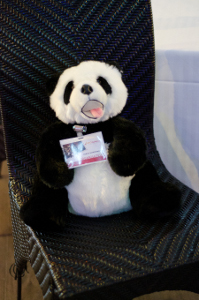 Le Panda de RESONEO Le Panda de RESONEO est aux aguets