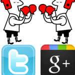 Twitter bat Google + en terme d'audience