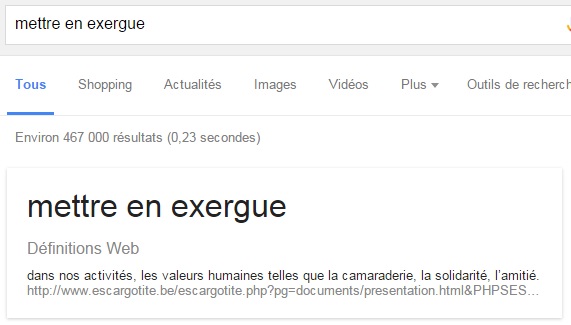 Google bug définition