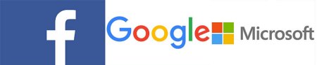 logos Facebook Google Microsoft